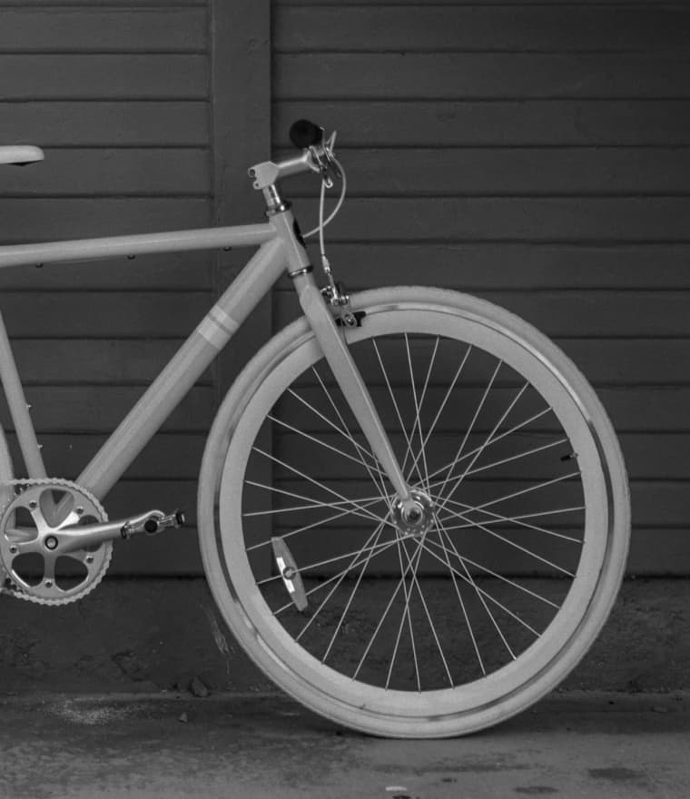 bicicleta branca