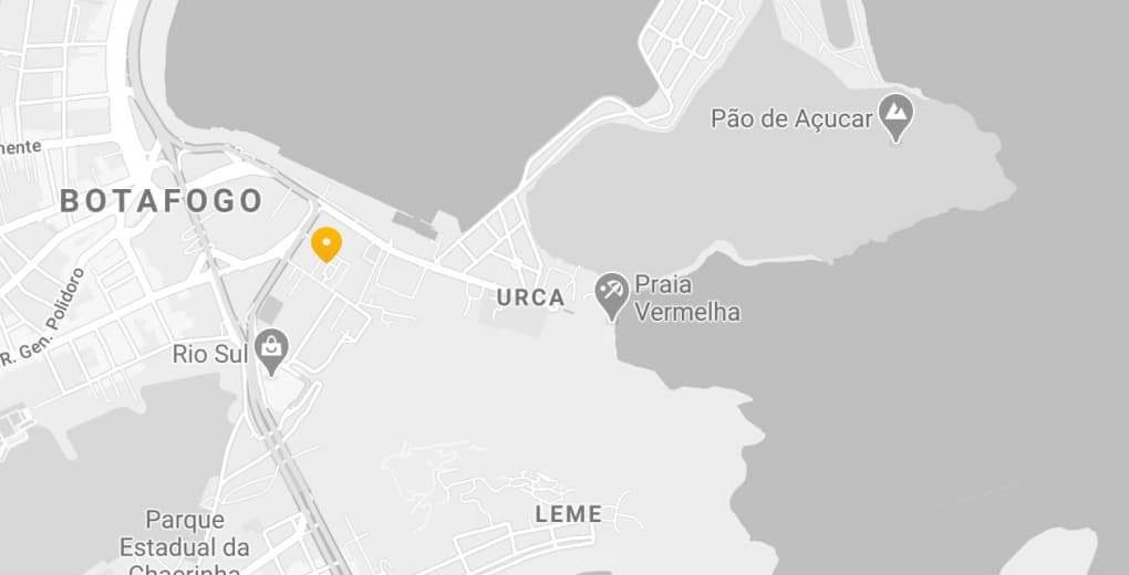 mapa marcando uma loja no rio de janeiro